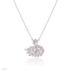 Swan Zircon Necklace - Jewelry Product Designed For Personal Style And Daily Fashion Routine - Golden Pink