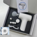 4-in-1 Rechargeable Massage Gun – Multi-Functional Deep Tissue Body Massager with 4 Massage Heads, Type-C Charging & Long Battery Life