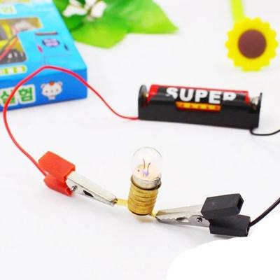 DIY Electrical Circuit Learning Toy Set 5x5 Inch Safe for Kids