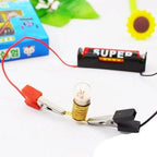 DIY Electrical Circuit Learning Toy Set 5x5 Inch Safe for Kids