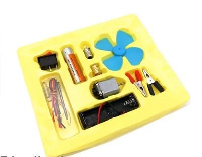 Kids Science Kit with Fan Motor & Tools for Ages 8+