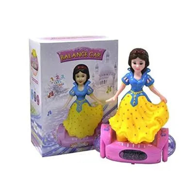3D Lighting Balance Car Doll for Girls 1-12 Years Multicolor