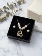 Gold Plated Zircon Ball Necklace for Women