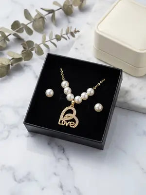 Gold Plated Zircon Ball Necklace for Women