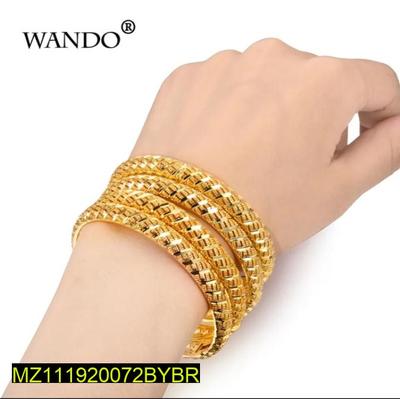 Premium Quality Kara Bangles Set of 2 Alloy