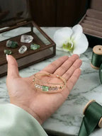 1 Pc Modern Design Gold Plated Crystal Kara Bracelet 3 to 10 year girls