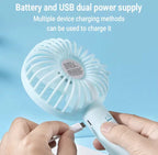 Portable Hand Fan Mini Desktop Cooling Fan