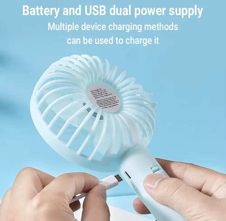 Portable Hand Fan Mini Desktop Cooling Fan