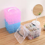 Transparent Jewelry & Makeup Organizer Tray for Home