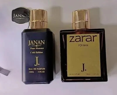 Unisex Perfume Set Janan Zarar 100ml 12Hr Sweat Resistant