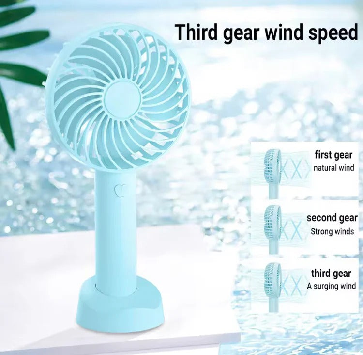 Portable Hand Fan Mini Desktop Cooling Fan