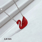 Gold Plated Zircon Ball Necklace for Women