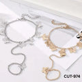 Silver Butterfly Chain Bracelet for Women Daily Wear