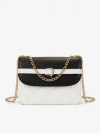 Girl's Faux Leather Plain Fancy Clutch