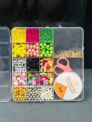Crystal Beads Set Multicolor 6 Inch DIY Jewellery Accessories