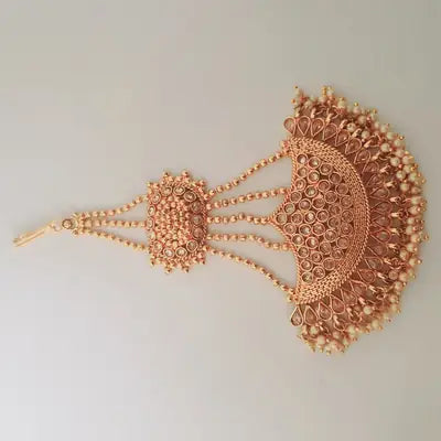 Noratan Design Gold Plated Kundan Jhumar