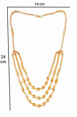 Golden 3-Layer Mala Necklace for Women