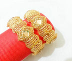 Gold Plated Bangles Set of Two for Weddings & Parties