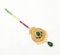 Golden Polish Bindiya for Women Wedding Eid Wear