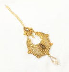 Golden Polish Bindiya for Women Wedding Eid Wear