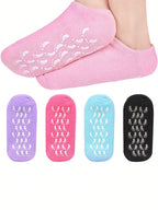 Spa Gel Moisturizing Socks Anti Slip Heel Care Socks For Dry & Cracked Feet – Multi color