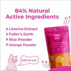 Meeoow Club 10 Minute Painless Body Wax Orange Hair Removal Powder for Women