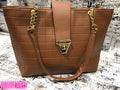Mustard PU Leather Shoulder Bag with Gold Chain Strap
