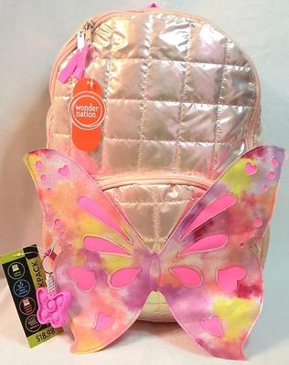 Pink Butterfly Backpack for Girls 3-7 Years
