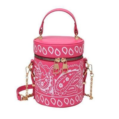 Pink Butterfly Printed Handbag for Girls 11-12"
