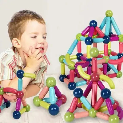 Magnetic Building Blocks Set For Kids