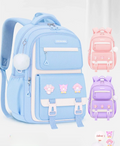 Premium School Bag | Waterproof Backpack | 43cm x 30cm | Spacious & Durable | For Students up to Grade 5 | Blue