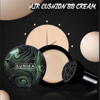 3 in 1 Makeup Deal Sunisa Foundation Base 20g Waterproof Mushroom Head Air Cushion BB Cream Nude Liquid Foundations +yanqina 36H liner + 5 in 1 lipstick Pen - Shade 1 (RED)