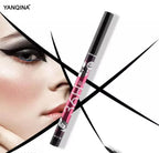 3 in 1 Makeup Deal Sunisa Foundation Base 20g Waterproof Mushroom Head Air Cushion BB Cream Nude Liquid Foundations +yanqina 36H liner + 5 in 1 lipstick Pen - Shade 1 (RED)