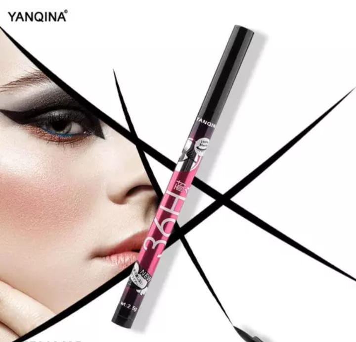 3 in 1 Makeup Deal Sunisa Foundation Base 20g Waterproof Mushroom Head Air Cushion BB Cream Nude Liquid Foundations +yanqina 36H liner + 5 in 1 lipstick Pen - Shade 1 (RED)