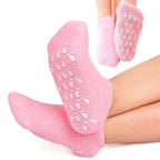 Spa Gel Moisturizing Socks Anti Slip Heel Care Socks For Dry & Cracked Feet – Multi color