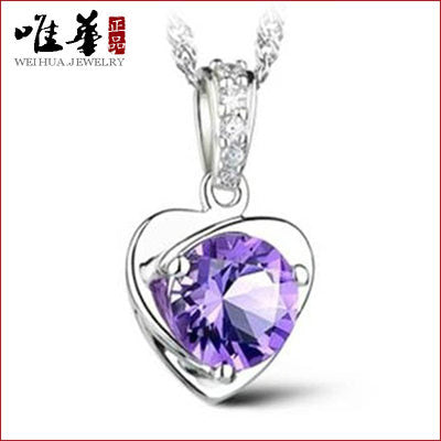 Magnetic Heart Clover Necklace Golden Silver 4 Leaf