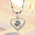 Gold Plated Zircon Ball Necklace for Women