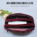 Pink Heart Crossbody Bag with 4 Zippers for Women